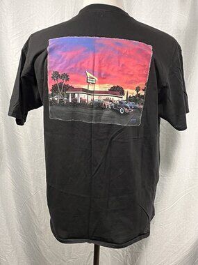 In-N-Out Burger Texas T-Shirt XL Black Graphic Tee Back Print